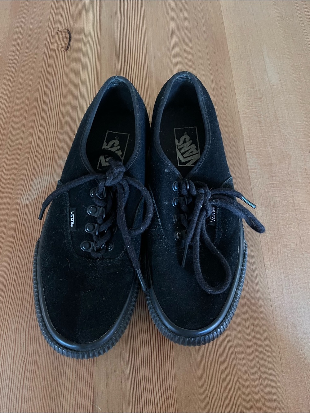 Vans Black Suede Creepers